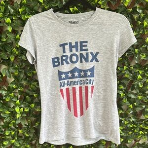 Gildan Gray 'The Bronx' All-America City Tee